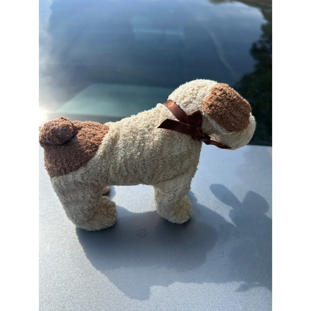 Ty Beanie Babies Rufus‎ Dog Kids Small Cream Brown Excellent 2000 Retired Plush